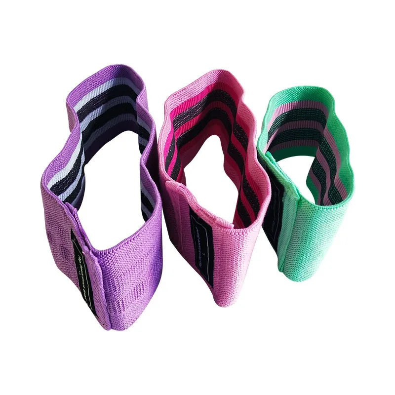 Elastic Squat Resistance Belt Buttock Fitness Stretch Belt Yoga Stretch Training Belt