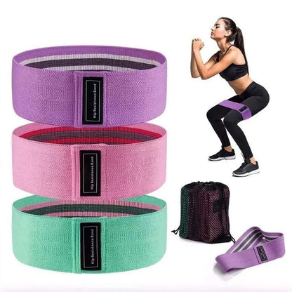 Elastic Squat Resistance Belt Buttock Fitness Stretch Belt Yoga Stretch Training Belt